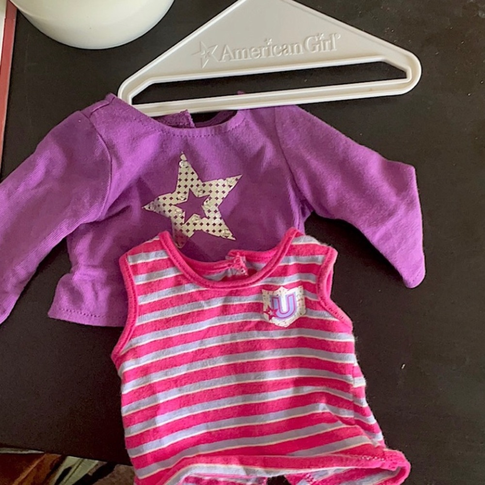 American Girl Doll Tops and Hanger